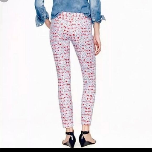 J CREW Toothpick Ankle Floral Pants - Picture 2 of 6